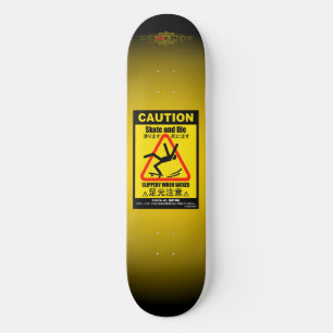 Waarschuwing Persoonlijk Skateboard