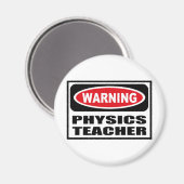 Waarschuwing PHYSICS TEACHER Magnet (Voorkant / Achterkant)