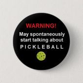 Waarschuwing Pickleball V3gen-ar Button (Voorkant)