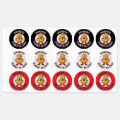 Waarschuwing Pinda Allergie Alarm Labels (Vel)
