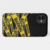 Waarschuwing plaats delict tape Case-Mate iPhone case (Achterkant (horizontaal))