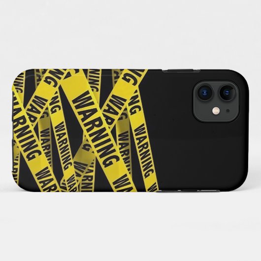 Waarschuwing plaats delict tape Case-Mate iPhone case (Achterkant (horizontaal))