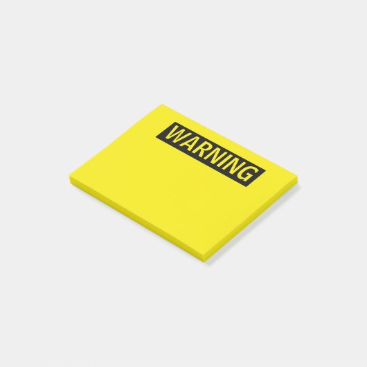 WAARSCHUWING POST-IT® NOTES (Schuin)