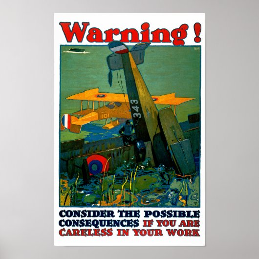 Waarschuwing! Poster (Voorkant)