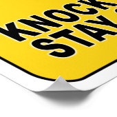 Waarschuwing poster - pas aan! (Hoek)