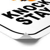 Waarschuwing poster - pas aan! (Hoek)