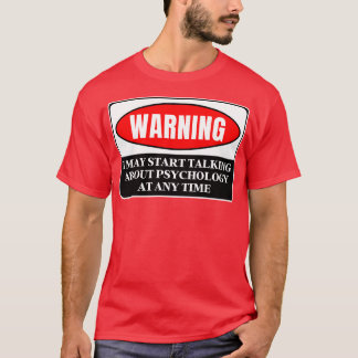 Waarschuwing Psychologie 2 T-shirt