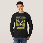 Waarschuwing radioloog t-shirt (Voorkant volledig)