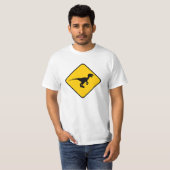 Waarschuwing Raptor T-shirt (Voorkant volledig)
