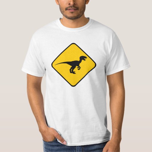 Waarschuwing Raptor T-shirt (Voorkant)