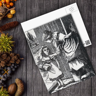 Waarschuwing  Riding Hood Mothers Briefkaart