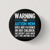 Waarschuwing Ronde Button 3,2 Cm (Voorkant)