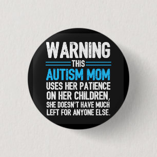 Waarschuwing Ronde Button 3,2 Cm