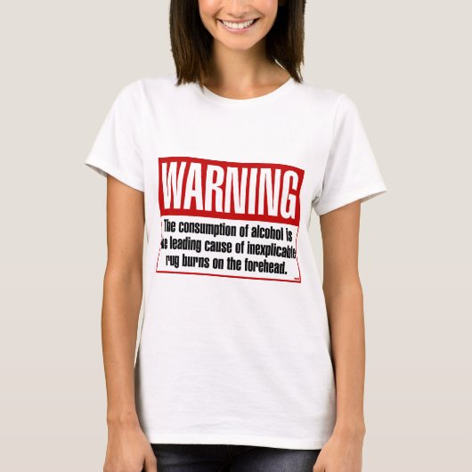 WAARSCHUWING: Rugburns T-shirt (Voorkant)