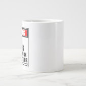 Waarschuwing RV-driver op het werk stoort niet Grote Koffiekop (Voorkant)