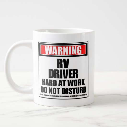 Waarschuwing RV-driver op het werk stoort niet Grote Koffiekop (Links)