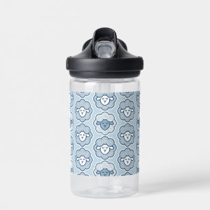 Waarschuwing schapen - blauw waterfles