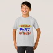WAARSCHUWING SCHEET NU LADEN T-SHIRT (Voorkant volledig)