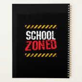 Waarschuwing School Zoned Traffic School Crossing Planner (Achterkant)