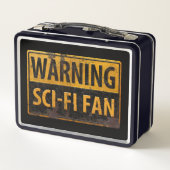 WAARSCHUWING SCI-FI FAN - waarschuwingssignaal voo (Achterkant)