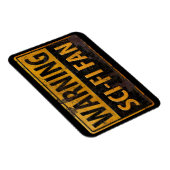 WAARSCHUWING SCI-FI FAN - waarschuwingssignaal voo Magneet (Rechterzijde)