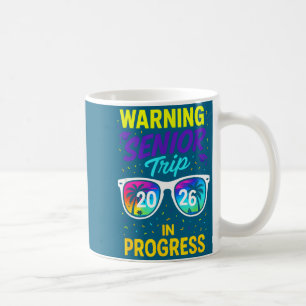 Waarschuwing senior trip 2026 - afstudeervakantie koffiemok