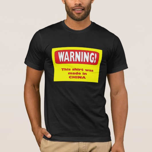 WAARSCHUWING Shirt (Voorkant)