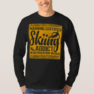 Waarschuwing Ski advies Geen interventie vereist S T-shirt