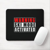 Waarschuwing Ski Modus Geactiveerd 1  Muismat (Met muis)