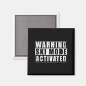 Waarschuwing Ski Modus Geactiveerd Magneet (Voorkant / Achterkant)