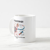 Waarschuwing! Slechte Neurotransmitters Koffiemok (Voorkant links)