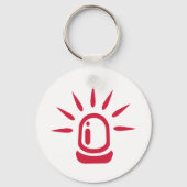 Waarschuwing Sleutelhanger (Voorkant)