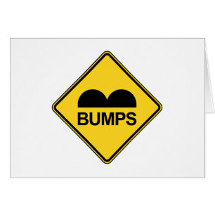 Waarschuwing Speed Bumps Grappige verkeersbord Kaa