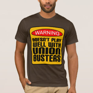 Waarschuwing: Speelt niet goed met de EU-klanten T-shirt