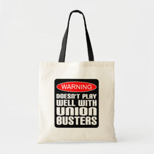 Waarschuwing: Speelt niet goed met de EU-klanten Tote Bag