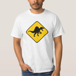Waarschuwing Spinosaurus T-shirt