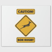 Waarschuwing - Springbokken Oversteken Cadeaupapier (Vlak)