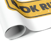 Waarschuwing - Springbokken Oversteken Cadeaupapier (Rol Hoek)