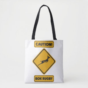 Waarschuwing - Springbokken Oversteken Tote Bag