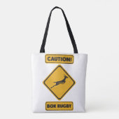 Waarschuwing - Springbokken Oversteken Tote Bag (Achterkant)