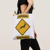 Waarschuwing - Springbokken Oversteken Tote Bag (Dichtbij)