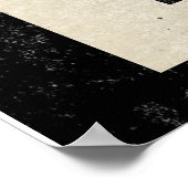 Waarschuwing Stap niet op de waakhond grappig Poster (Hoek)