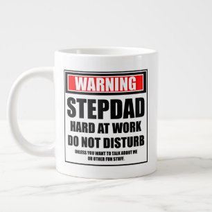 Waarschuwing Stap pa hard op het werk stoort niet Grote Koffiekop