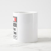 Waarschuwing Stargazer hard op het werk stoort nie Grote Koffiekop (Voorkant)