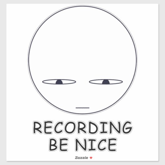 WAARSCHUWING STICKER (Vel)