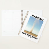 Waarschuwing! Stofduivel in meteorologie Humor Planner (Display)