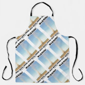 Waarschuwing! Stofduivel in meteorologie Humor Schort (Voorkant)