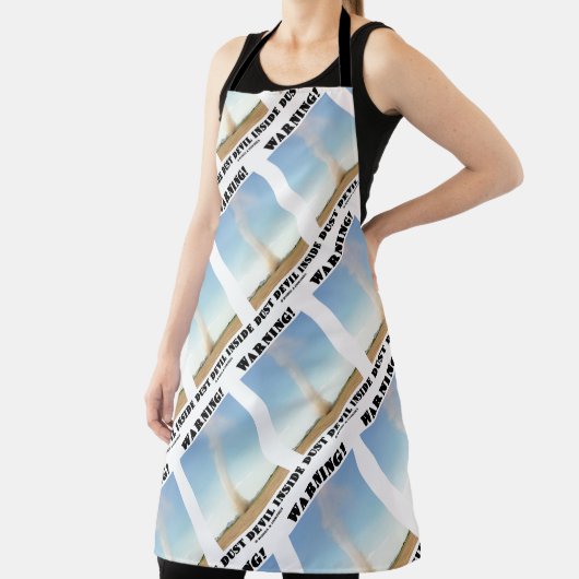 Waarschuwing! Stofduivel in meteorologie Humor Schort (Insitu)