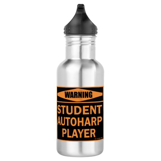 Waarschuwing! Student Autoharp Player! Waterfles (Rechts)