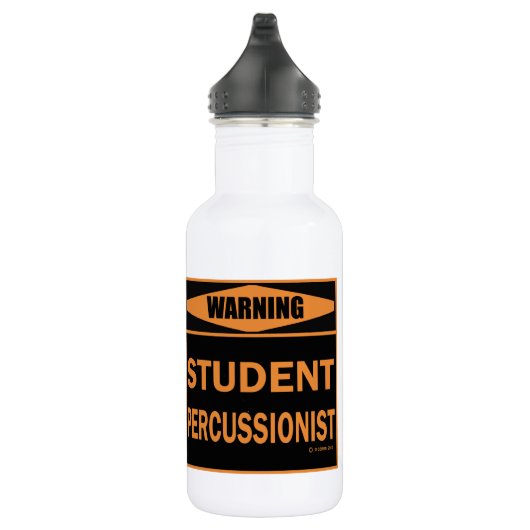 Waarschuwing! Student Percussionist! Waterfles (Rechts)